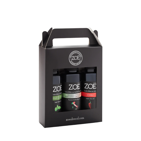 ZOË - MINI TRIO ALÉATOIRES D'HUILES D'OLIVE