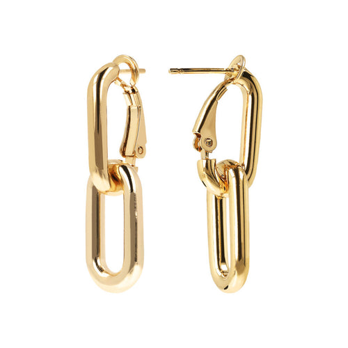 ANNEAUX DOUBLE PENDANTS - OR