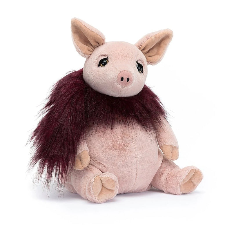 PELUCHE COCHON AVEC FOULARD "GLAMORAMA"