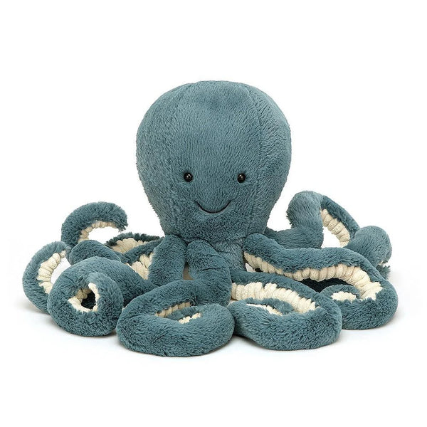 GRANDE PELUCHE PIEUVRE BLEU "STORM"