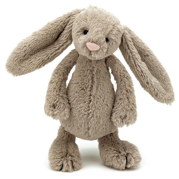 ORIGINALE PELUCHE LAPIN BEIGE "BASHFUL"