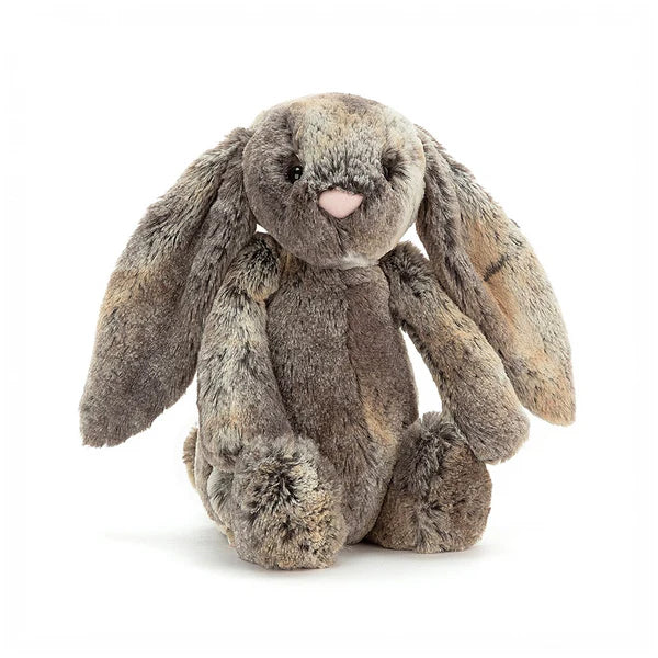 ORIGINALE PELUCHE LAPIN BEIGE & BRUN "WOODLAND"