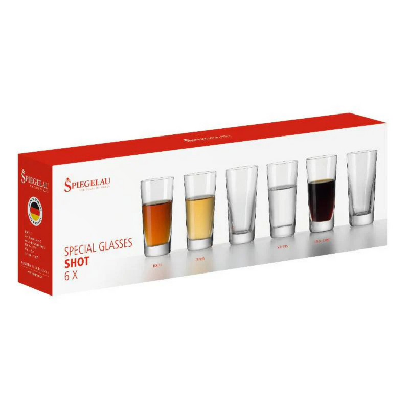 SPIEGELAU - BOÎTE DE 6 VERRES À SHOOTER