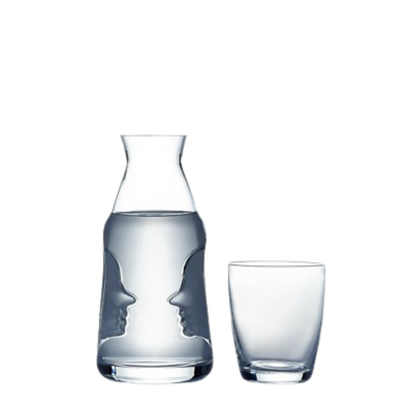 BRILLIANT - CARAFE FACE À FACE EN VERRE
