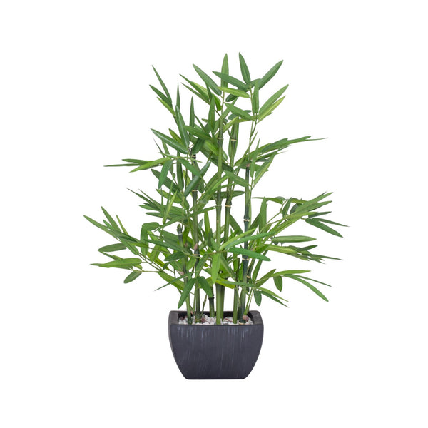 FAUSSE PLANTE BAMBOU EN POT NOIR ''GRANDE''