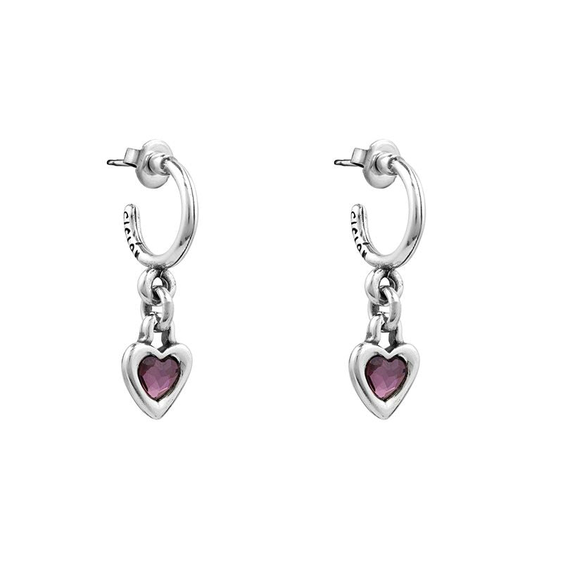 Ciclón- Boucles d'oreilles Gotas de Amor argent