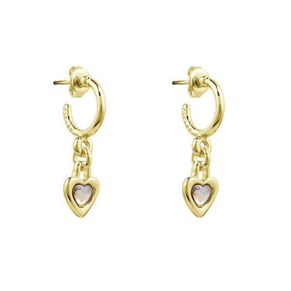 Ciclón- Boucles d'oreilles Gotas de Amor or