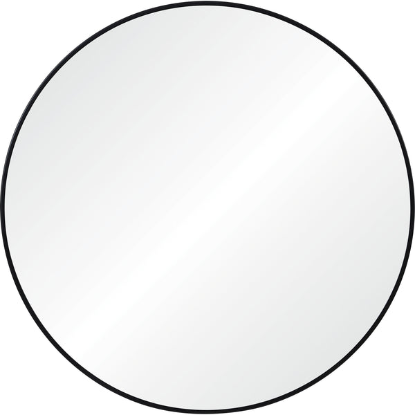 MIROIR ROND CONTOUR NOIR