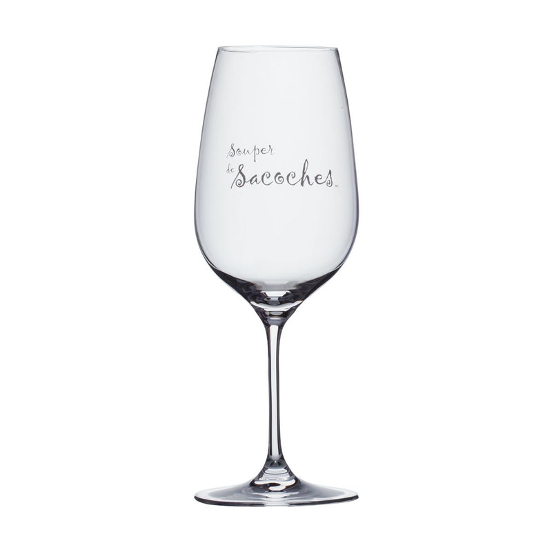 VERRE À VIN "SOUPER DE SACOCHES"