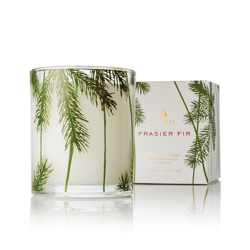 BOUGIE THYMES "FRASIER FIR" EN POT DE VERRE SAPIN